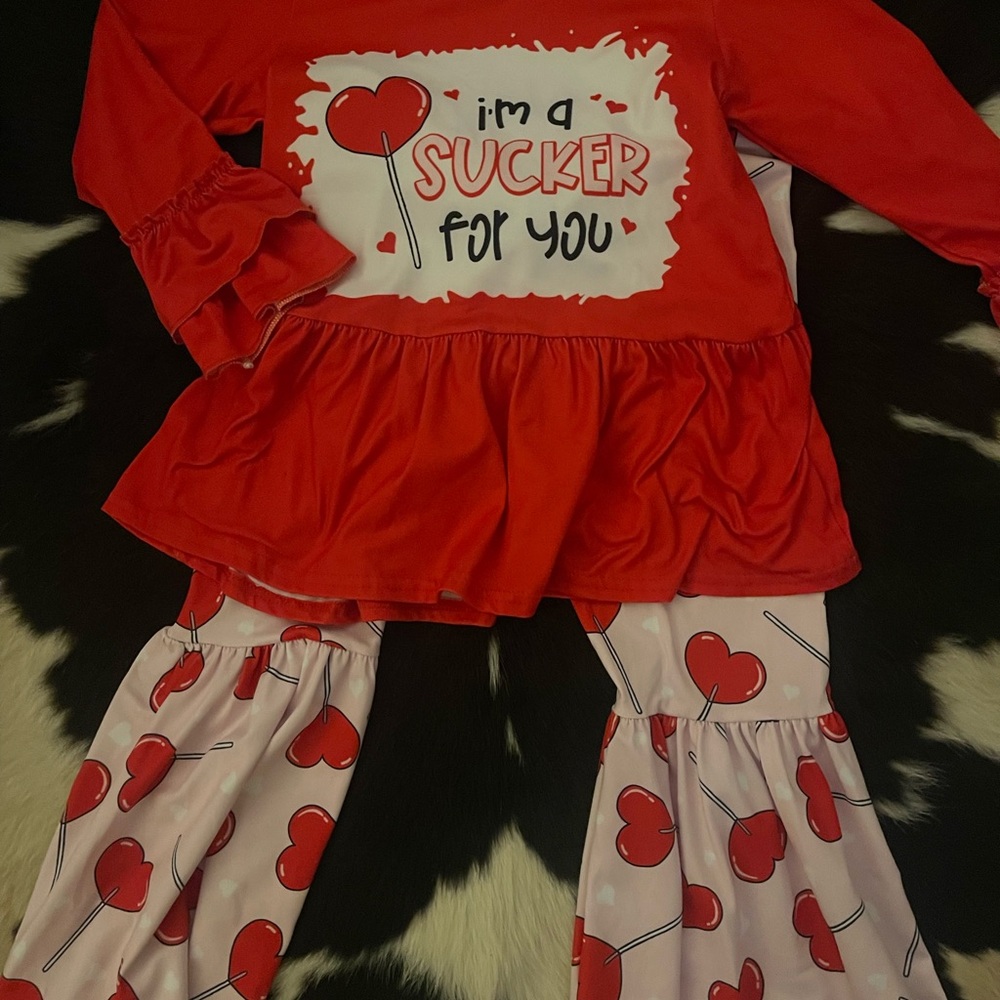 Clover Cottage boutique outfit girls size 5-6 T
